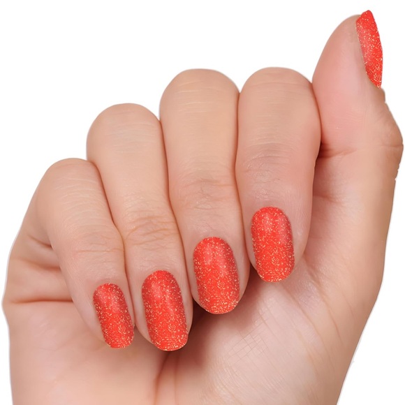 Color Street: Heat Wave | Orange Red Gold Summer Beach Shimmer Bright Tropical - Picture 13 of 16